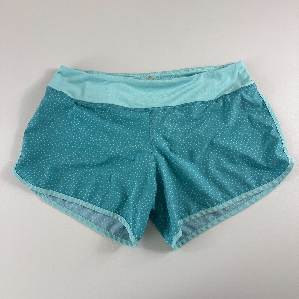 Rabbit Hopper Running Shorts Polkadot Baltic Blue Women's M Medium